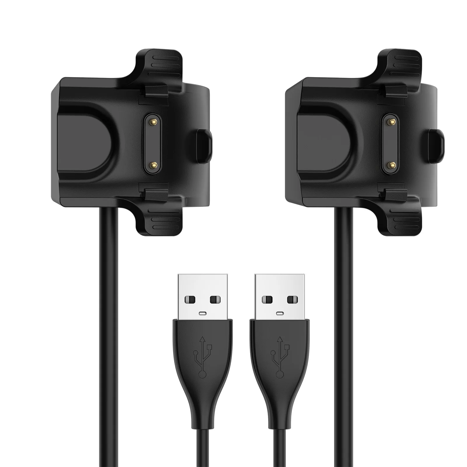 Universal Magnetic USB Charging Cable Dock for Smartwatches - Desktop Stand and Adapter