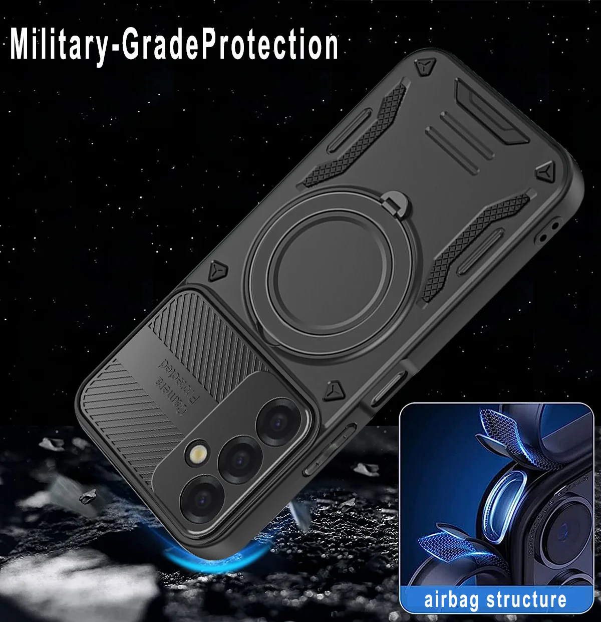 360° Rotate Shockproof Magnetic Stand Phone Case - Ultimate Protection Cover