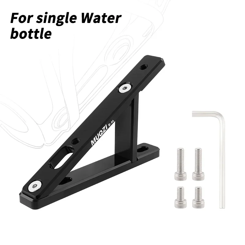 Compact Adjustable Folding Bike Bottle Cage Adapter and Holder Base