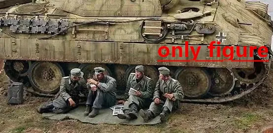 1/35 Resin Figure German Resting Tank Crew  Unpainted Unassambled 1