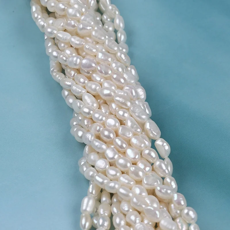 

Оптовая продажа, 6-7 мм, класс AA, натуральные белые зеркальные бусины, нитка