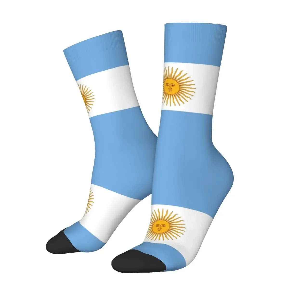 

All Seasons Flag Of Argentina Socks Harajuku Super Soft Sport Middle Tube Socks Soft Casual Stockings for Men Women Gifts