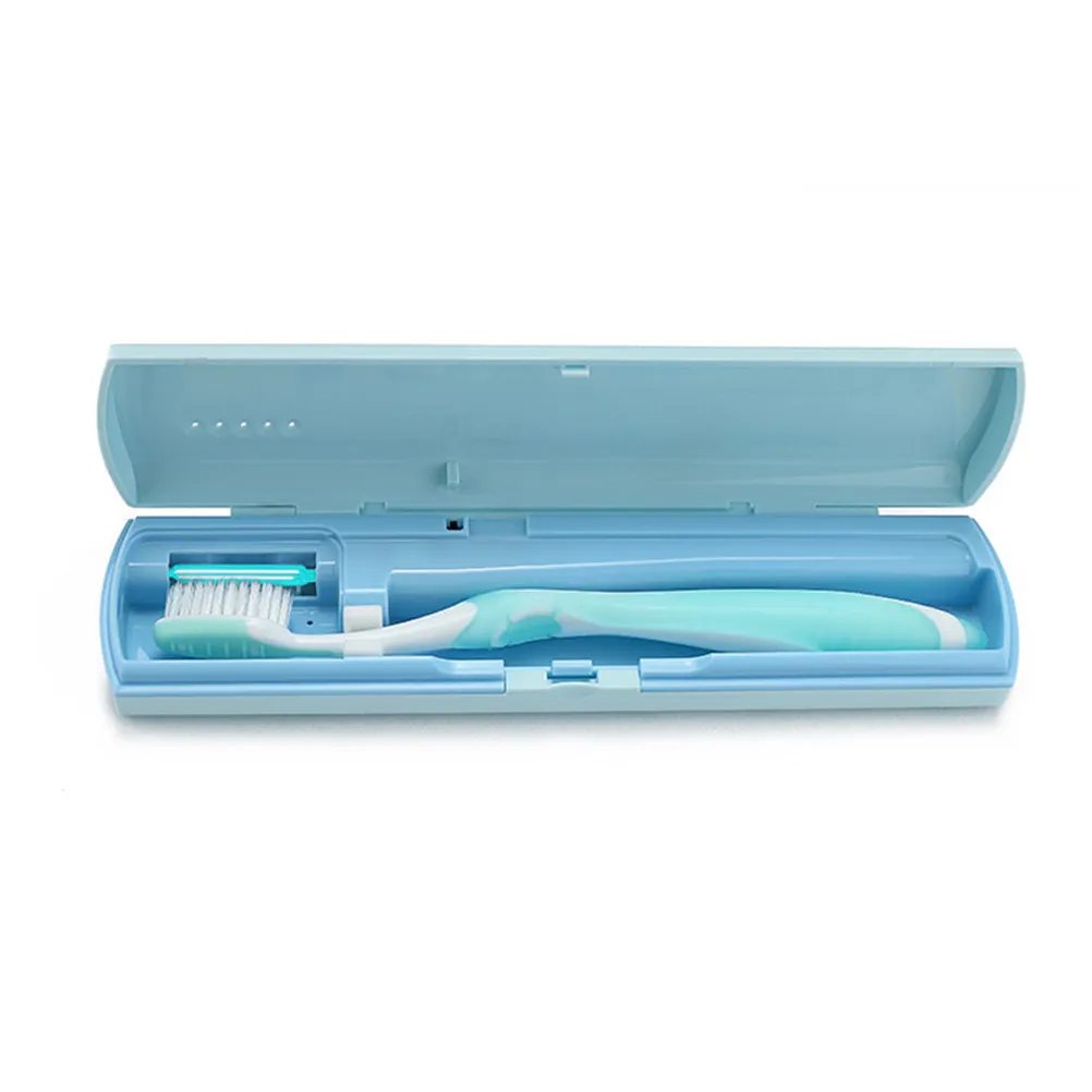 1Pcs USB 칫솔 케이스 Uv 살균기 휴대용 여행 전동 칫솔 홀더 무선 듀얼 배터리 내구성 사용하기 쉬운
