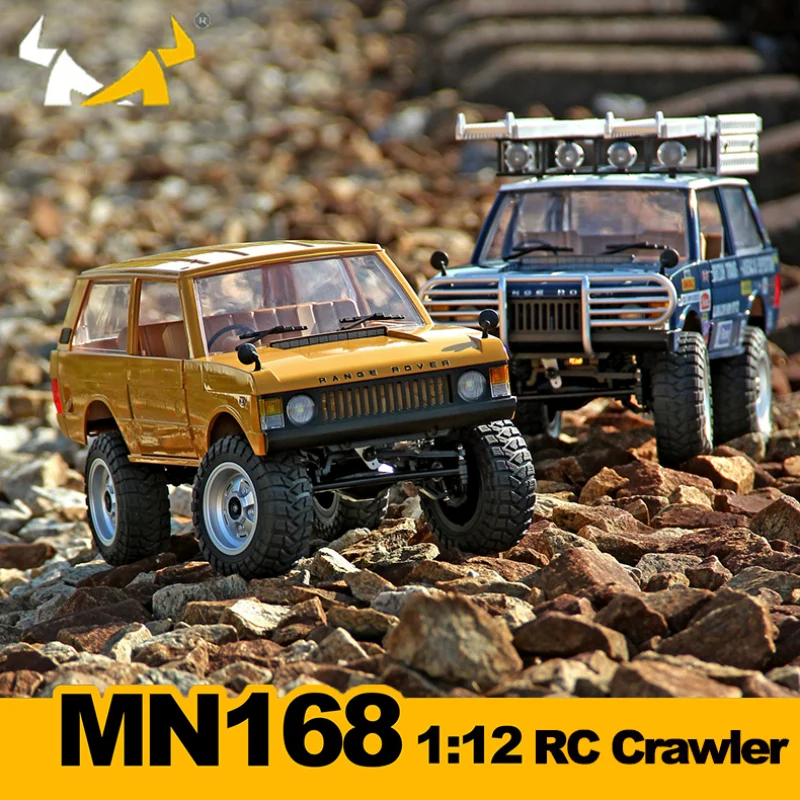 1/12 MN Model MN168 RC Car 2.4G Remote Control Crawler 4WD Electric Off Road Vehicle Climbing Car Toys for Children Adults 3