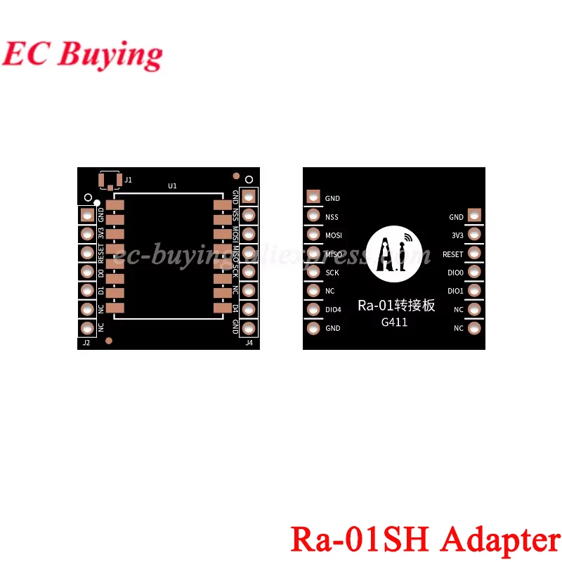 10 Stück/1 Stück SX1262 Ra-01SH -P LoRa RF WIFI Wireless Modul Radiofrequenz 803–930 MHz 868 MHz/915 MHz Antenne SPI – Detail 2