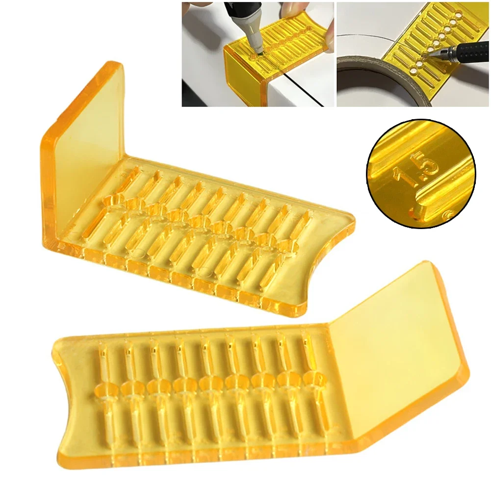 Precision Car Film Scraper Tool 140&deg; 90&deg; Car Vinyl Film Wrapping Scraper Carbon Fiber Tint Squeegee Sticker Knife Measure Tool