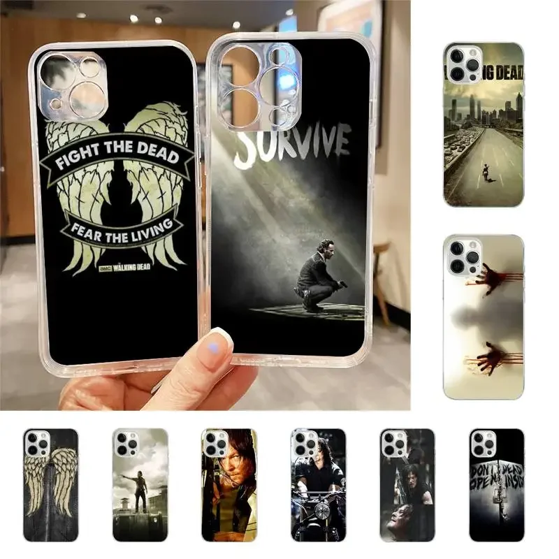 The Walking Dead Phone Case Per Iphone 7 8 Plus X Xr Xs 11 12 13 15 Mini Mobile Iphone 14 Pro Max Case