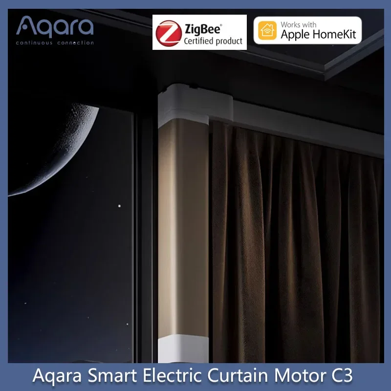 Aqara C3 スマート電動カーテンモーター Zigbee 2個 Aqara Smart Electric Curtain Track For Aqara C3 Motor Zigbee