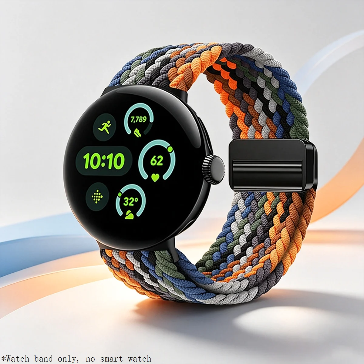 Soft Nylon Sport Bracelet for Google Pixel Watch - Unisex 41mm Strap