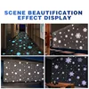 Snow projection light logo store company interior wall falling flow map atmosphere creative decorative lights 4