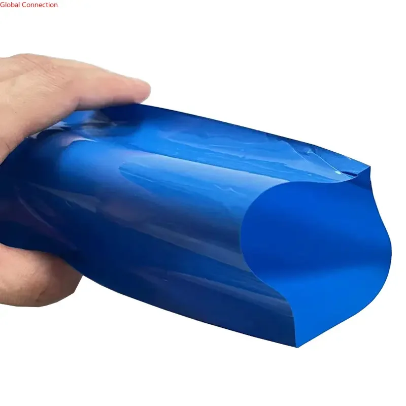 PVC 열 수축 튜브 수축 필름 슬리브 시스, 파란색 수축 튜브, 폭 40-700mm, 18650 21700 32650, 33140 배터리 코팅, 1kg