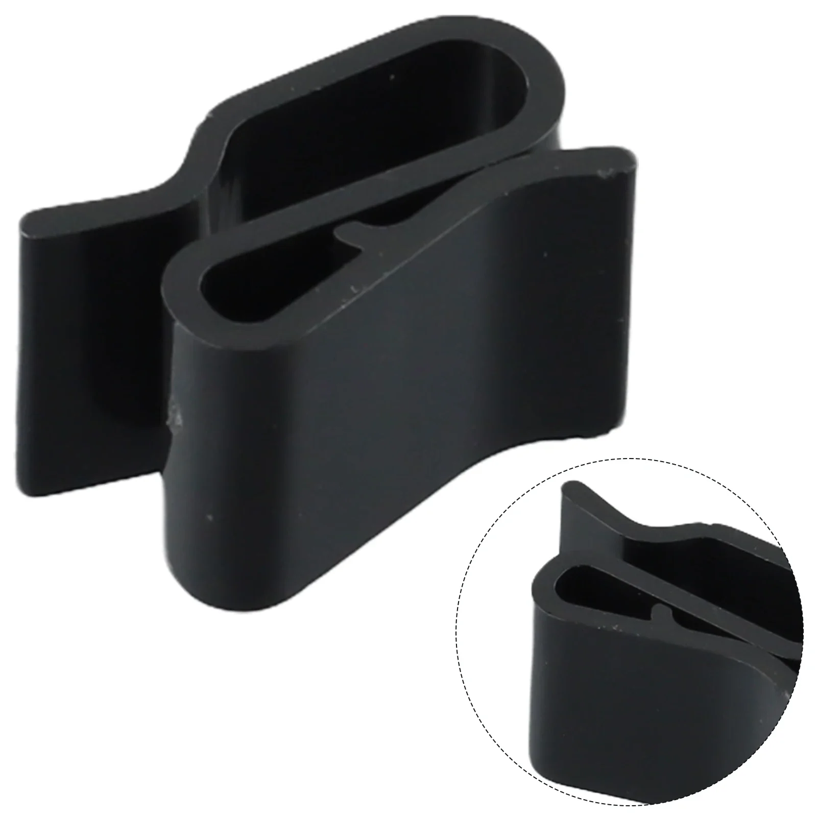 

Brandnew Solar Panel Clip Plastic 2 Lines Waterproof Wire Holder Organizer Insulated PV Wire Temperature Resistant