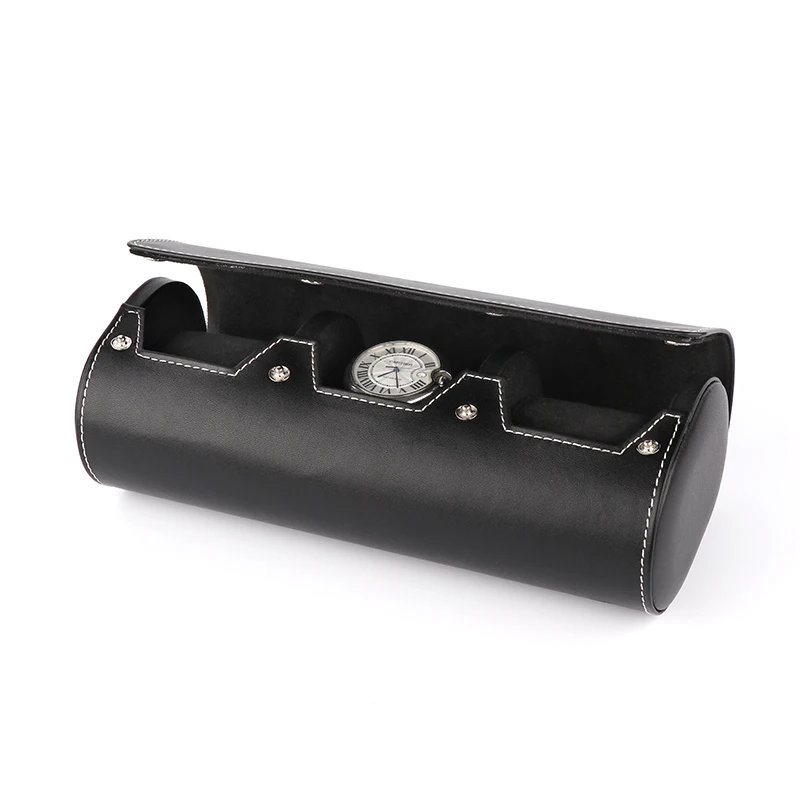 Driklux Luxury Genuine Leather Watch Roll Watch Storage Box Travel Case Gift Box Pouch