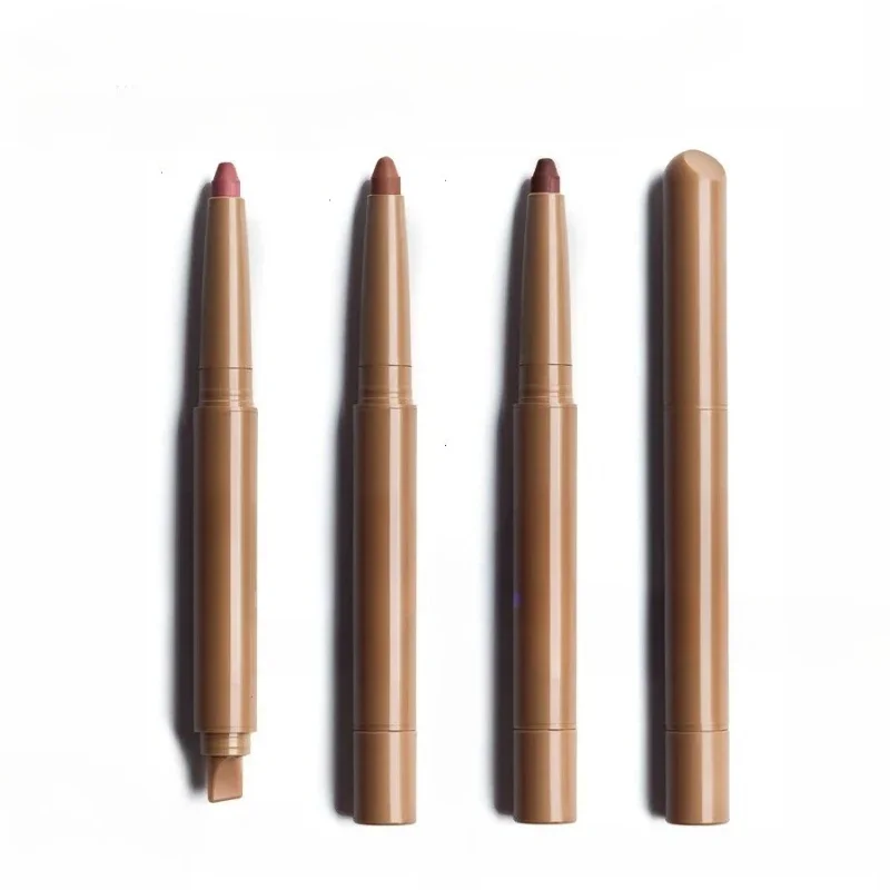 Peptide per la pelle Penna a forma di labbro Matita per labbra a lunga durata Matita per tinta Trucco Rossetto in polvere Fard Gloss Rouge per un trucco labbra perfetto