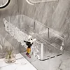 Bathroom Shelf Wall Mounted Cosmetics Storage Rack No Hole Required Plastic Corner Wall Shelf Organizer Bathroom Accessories 3