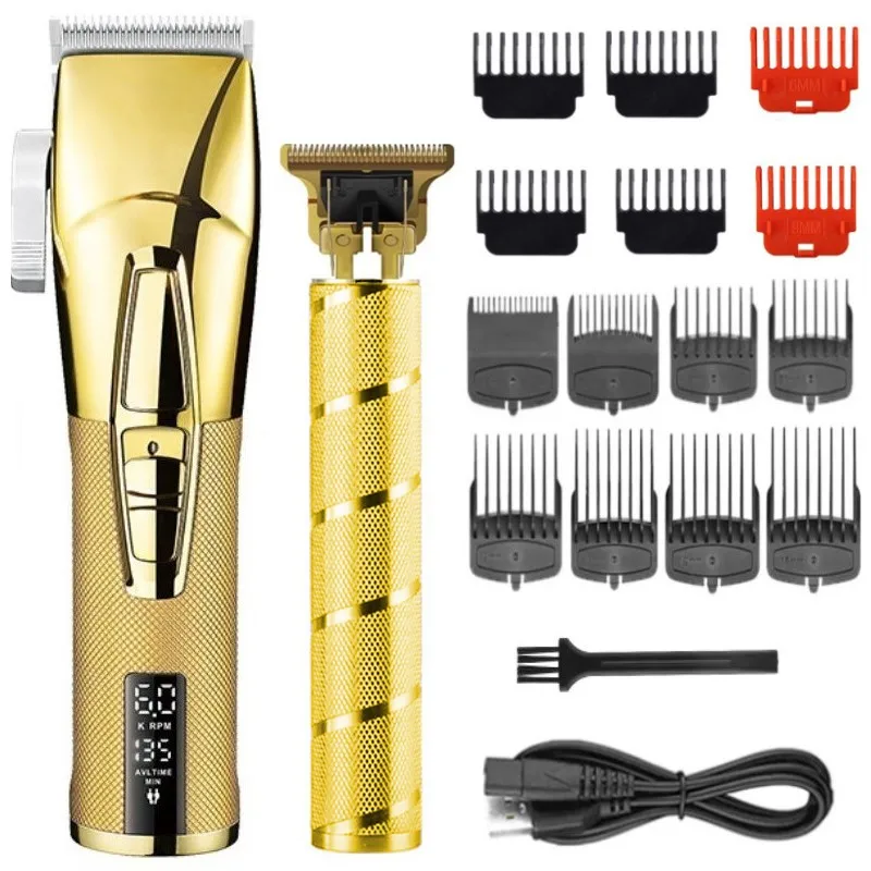 

Original kemei adjustable powerful 2-speed hair trimmer for men electric hair clipper professional beard haircut rechargeable