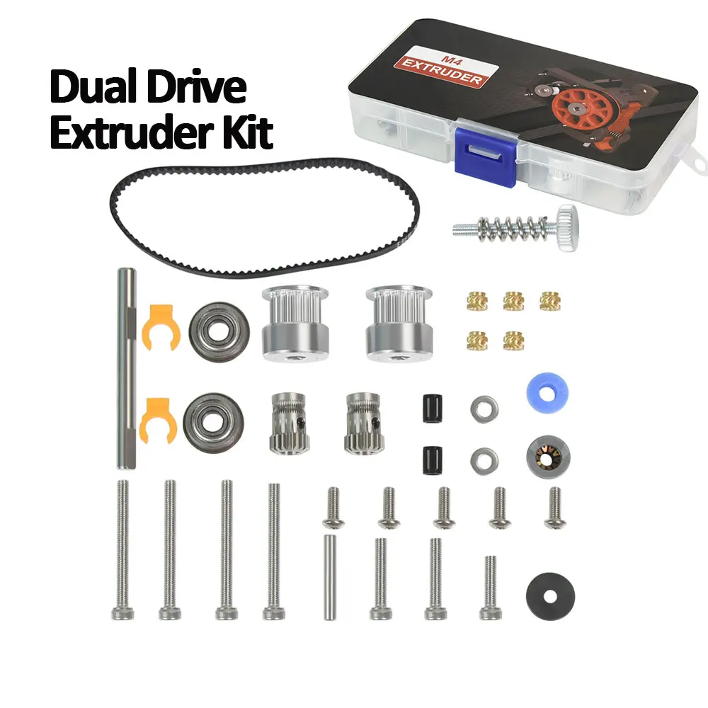 

Voron M4 Extruder Mechanism Kit Voron M4 Bundle Kit Dual Gear Hardware Component Box Packaging for PRUSA DIY Direct/Bowden Parts