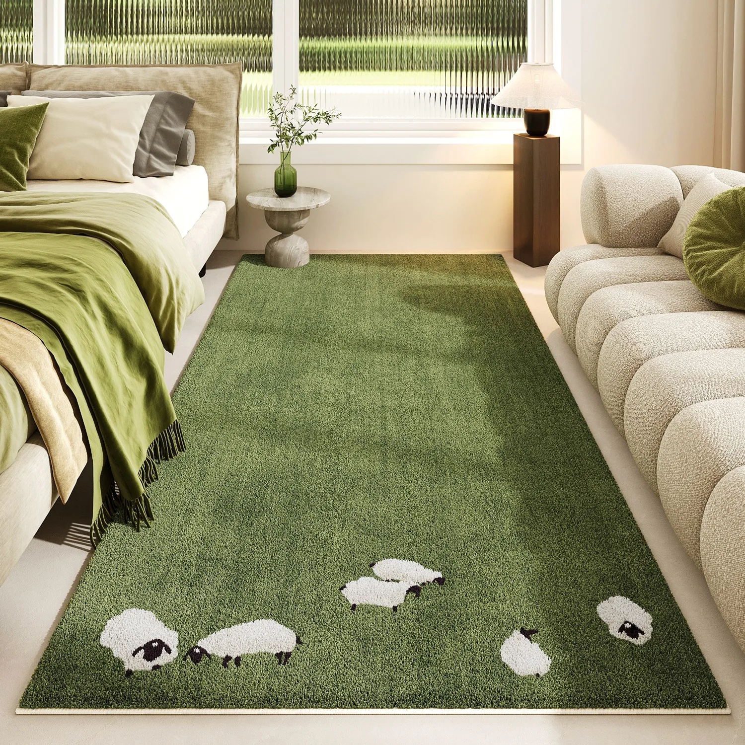 3D Bighorn Sheep 561 Animal Non Slip Rug Mat