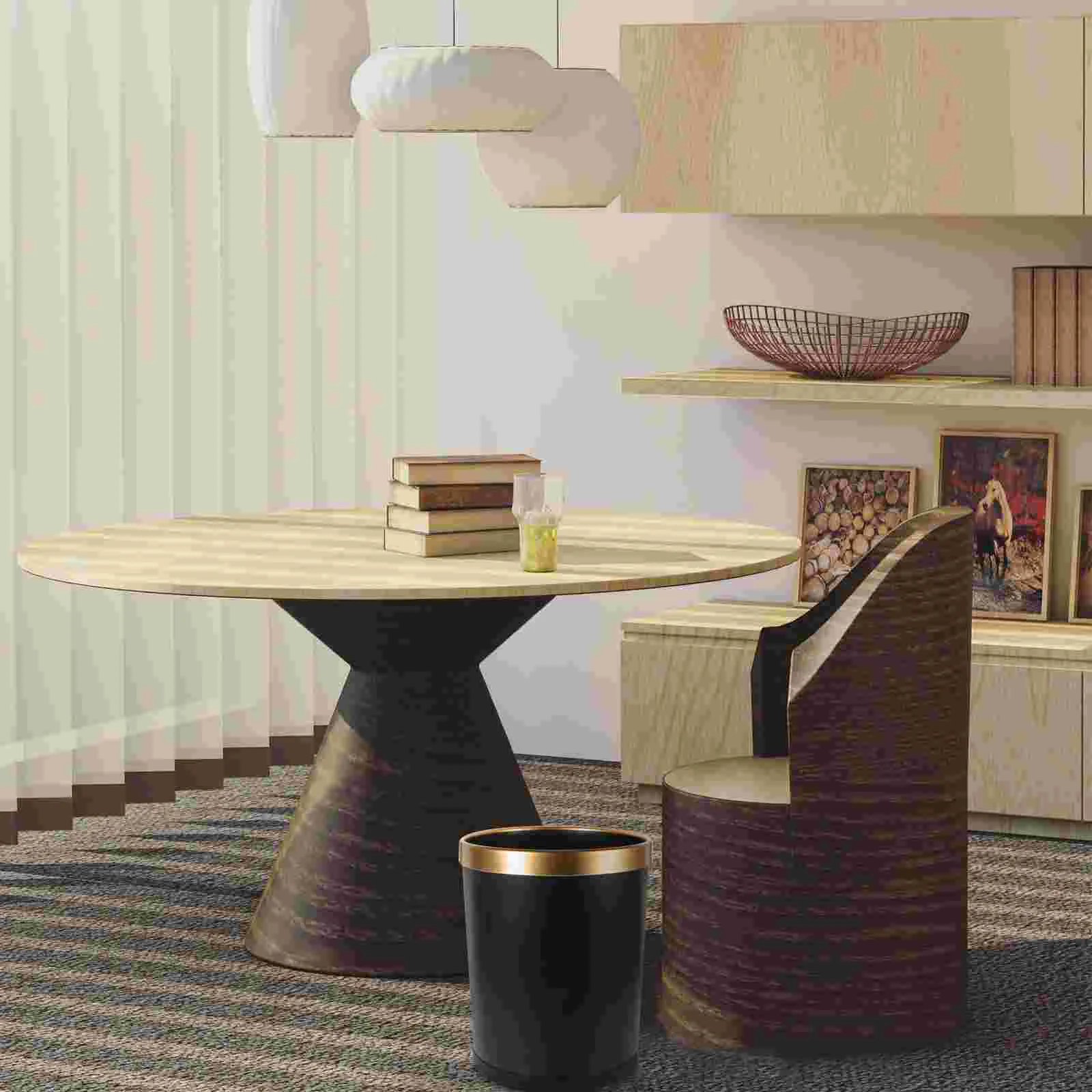 

Trash Can Bedroom Bathroom Trash Can Office Trash Can Container for Living Room Bathroom