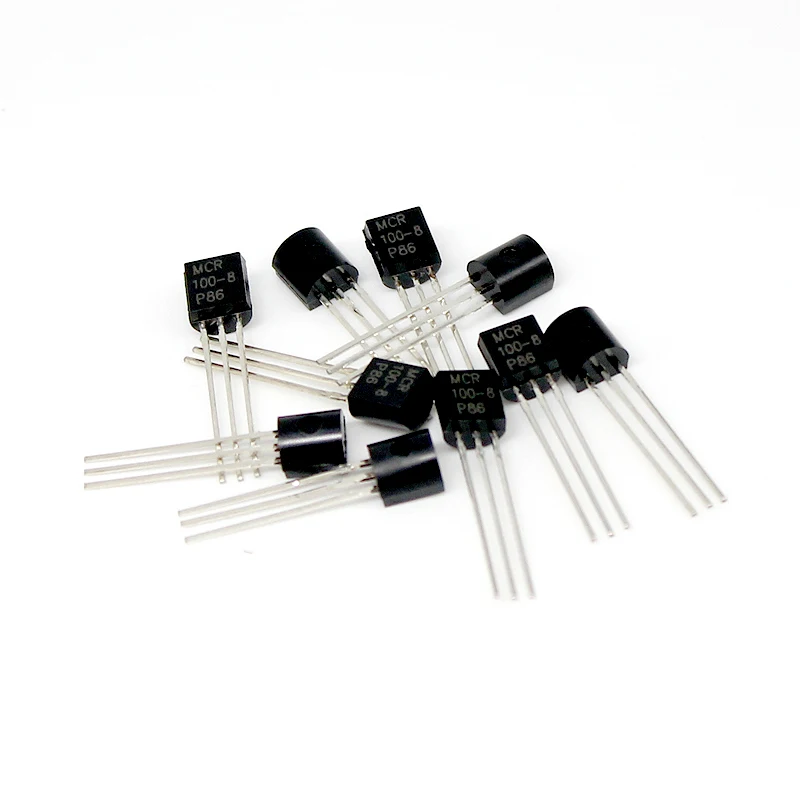 50pcs/batch MCR100-8 100-8 MCR100 TO-92 SCR 600V 800mA Thyristor SCR Thyristor Original