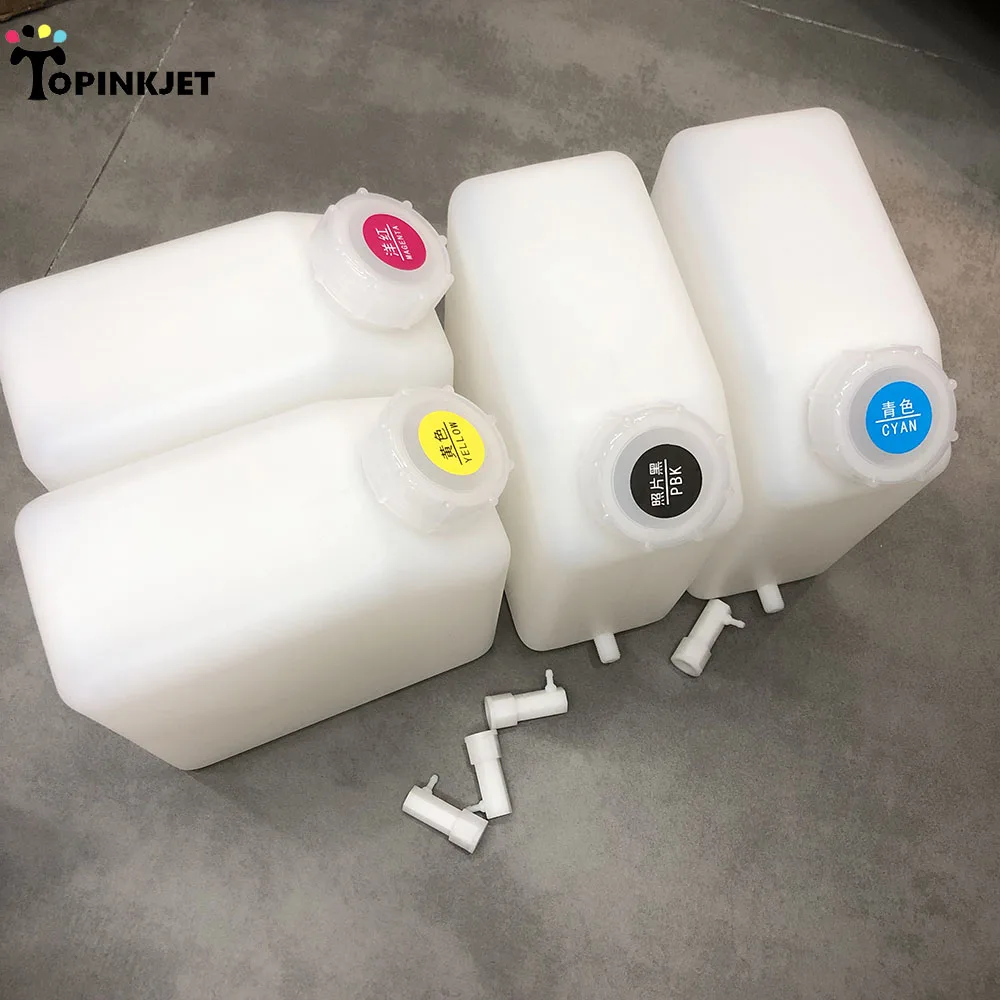 Continuous Ink Supply System 4 Color Ink Bottle For Bulk Ink System For Roland Mutoh Mimaki All large Format Printer Tank
