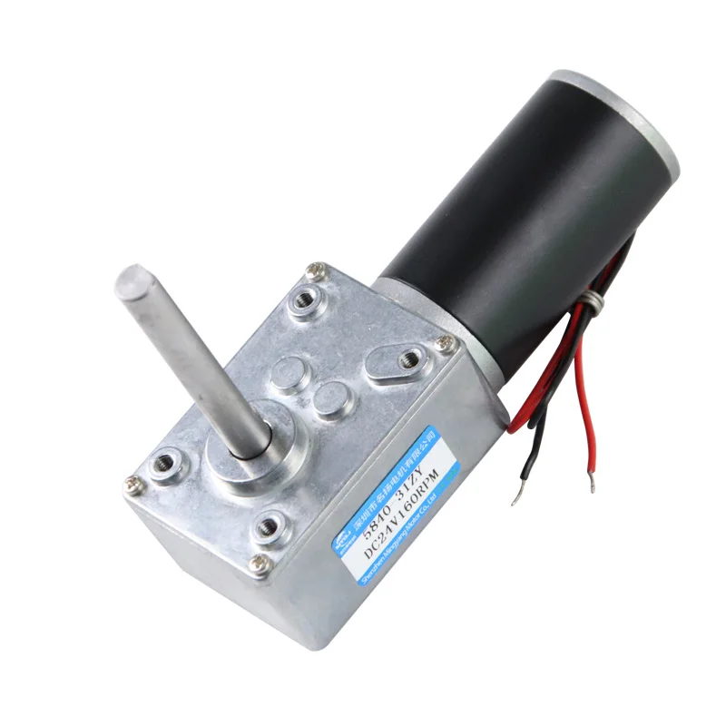 

DC Gear Motor 12V 24V Large Torque Adjustable Speed 5840-31ZY Lengthened Shaft Small Motor DC Electric Motor with Bracket