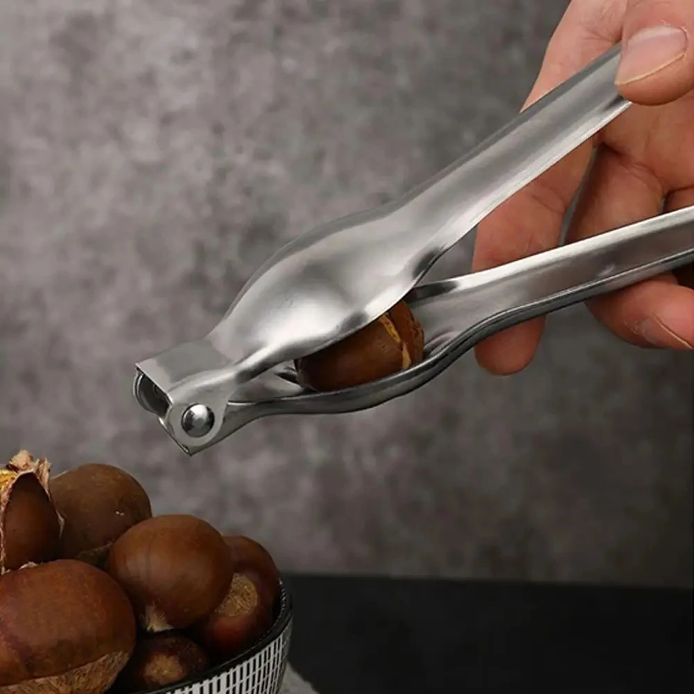 Stainless Steel Chestnut Opener Kitchen Tool Dry Bottle Opener Sheath And Cutter Function 2-in-1 Multi-Use