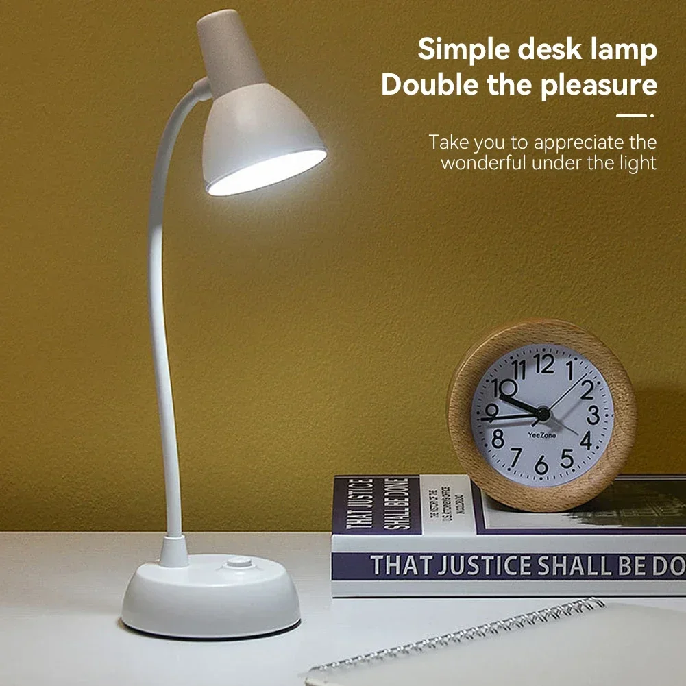 Useful Bedside Lamp Lightweight LED Desk Lamp Wide Lighting Angle Illumination Color Temperature Adjustable Clip LED Lamp