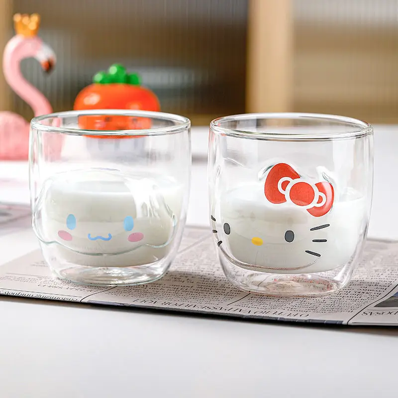 Hello Kitty Coffee Cup Double Layer Insulation 316 Food - Temu