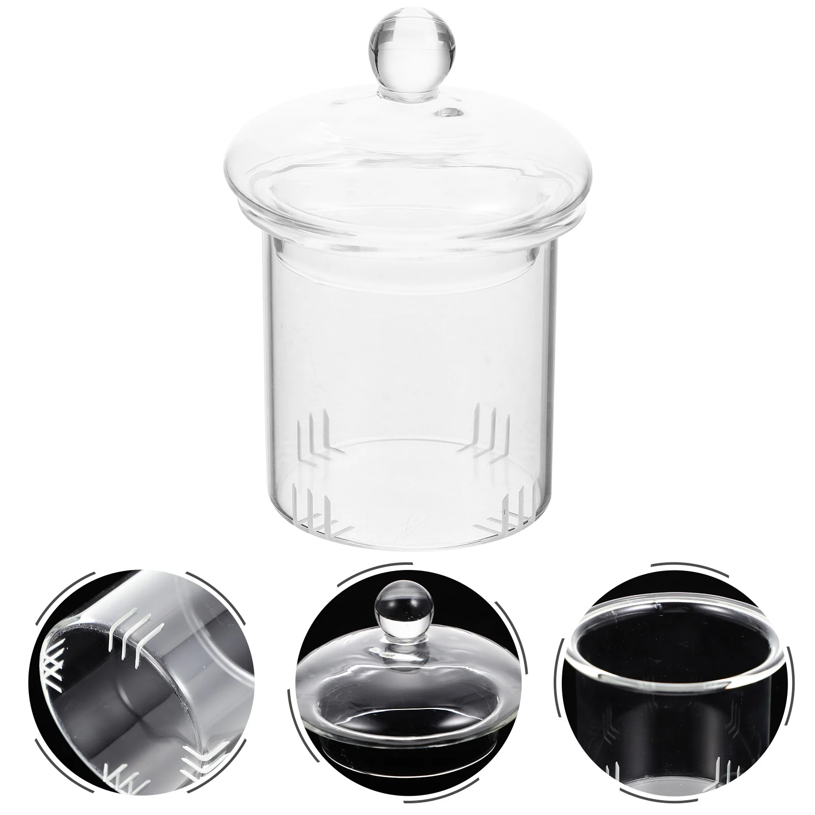 

Hemoton Glass Teapot Tea Infuser Replacement Detachable Strainer Lid Loose Residue Filter Steeper 600Ml Kettle