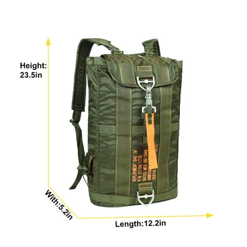 Durable All-purpose Backpack Lightweight Carryall Parachute Bag For Outdoor Hunting Trips Hiking School Carry Adventures 4