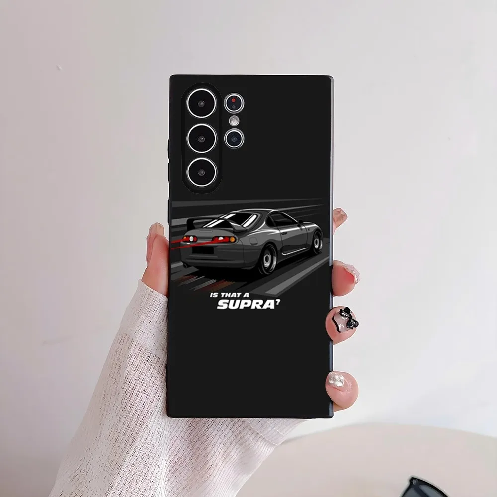 Japanese S-Supra Car Frosted Non-Slip Full Cover Phone Case