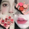 Canned Lip Mud Mist Lipstick Moisturizing Velvet Matte Mousse Solid Lip Gloss Cheek Blush Cream Tint Lips Makeup Korean Cosmetic