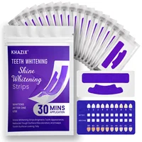 1/7 paires de bandes blanchissantes pour les dents, pour un sourire plus blanc, bandes dentaires flexibles faciles à appliquer pour les soins cosmétiques quotidiens 1