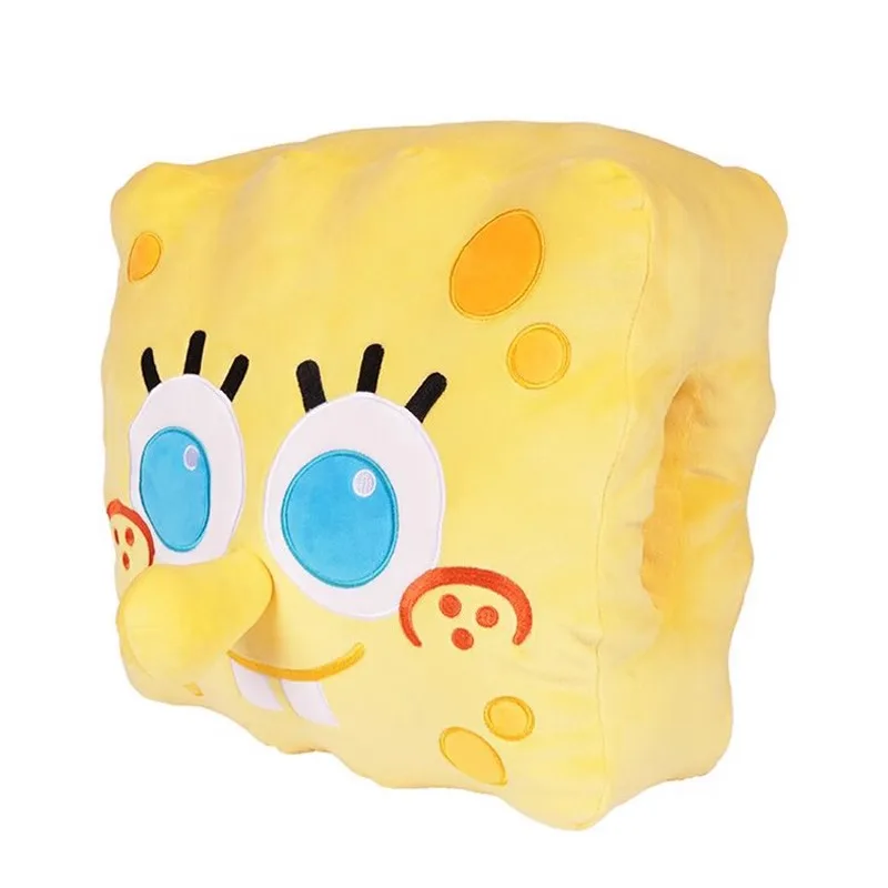 Genuine Anime Spongebob Squarepants Patrick Star Kawaii Stuffed Plush Toys Hand Warmer Throw Pillow Halloween Birthday Gifts 4