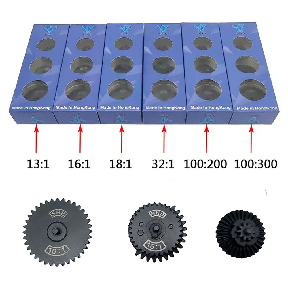 Tactical Gear Set CNC Steel Cut Helical Reinforce Torque High Speed For Ver.2 / 3 AEG EBB Gearbox Airsoft airsoft gearbox