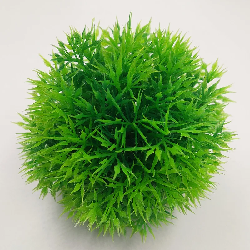 Aquarium Decoration Accessories Artificial Plants Grass Ball Underwater Ornaments Fish Tank Landscape Decor