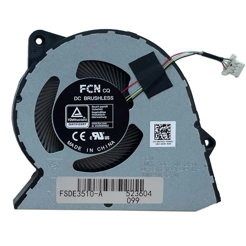 New Laptop cpu cooling fan For Dell Vostro 3420 3250 3510 V3420 Inspiron 3511 3515 0RFF51 RFF51 DC28000WFF0 DFS5K12114464P