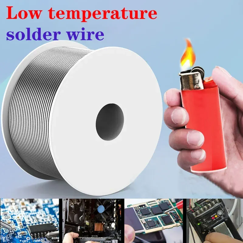 

New Lighter Stainless Steel Solder Wire Disposable Copper-iron-nickel Battery Pole Piece Welding Universal Solder Wire 0.8mm