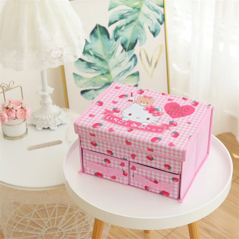 Kawaii Sanrio Kuromi Hello Kitty My Melody Underwear Storage Box