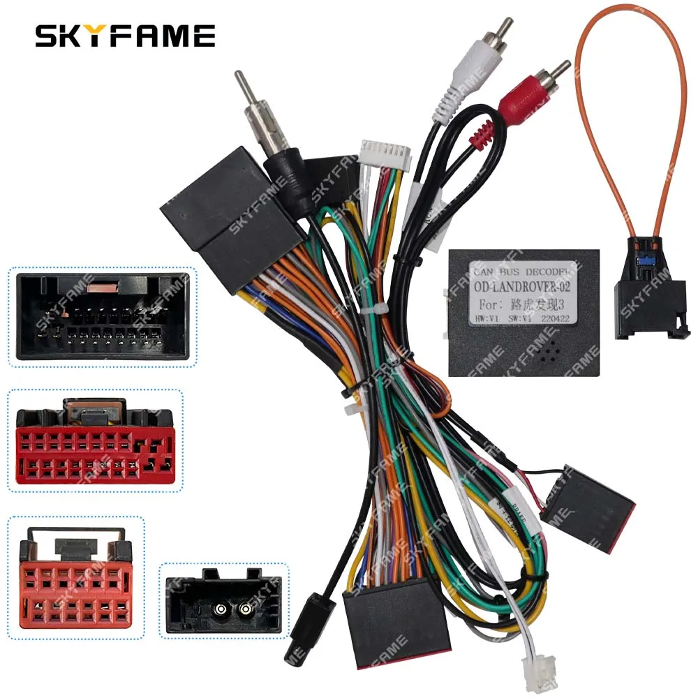 SKYFAME-Car-16pin-Wiring-Harness-Adapter-Canbus-Box-Decode-Android