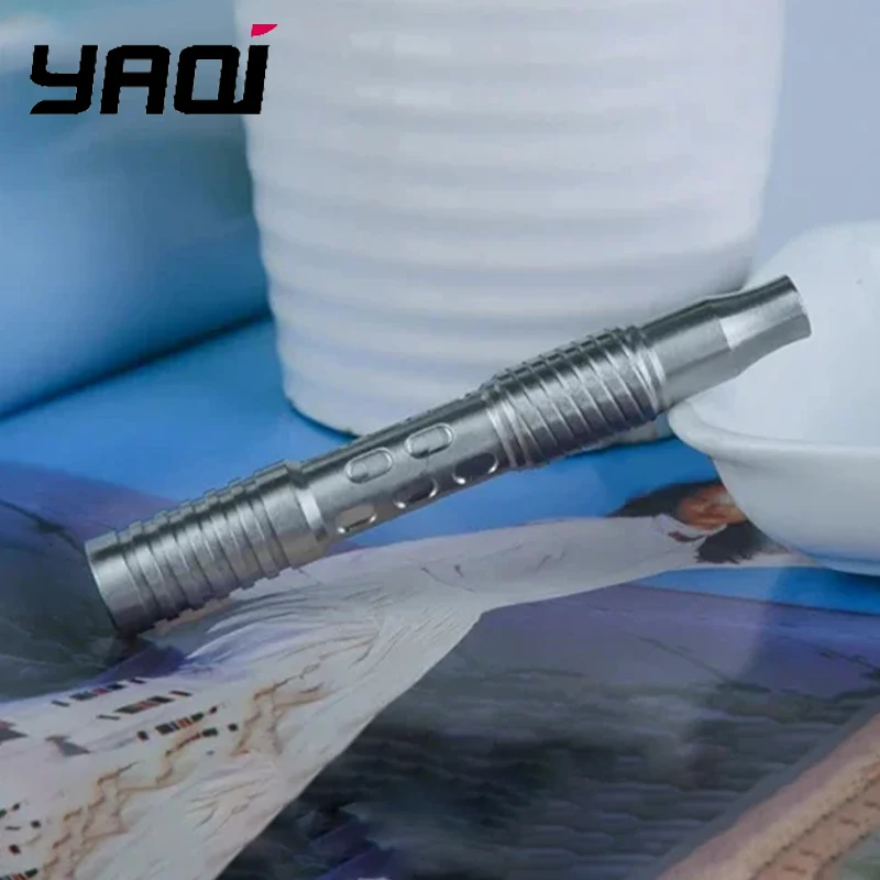 Yaqi 316 Stainless Steel Men Safety Razor Handle 85mm Length And 10-12mm Handle Diameter Lightweight Razor Handle For Male