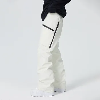 Windproof Alpine Overalls for Men and Women, Outdoor Sport Costumes, Mountain Snow Bib Trousers, Waterproof Warm Ski Pants, 2023 6