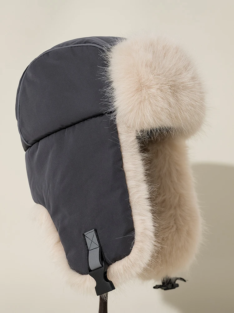 Winter Hats Women Men Earflap Russian Hat Cold-proof Keep Warm Winter Cap Faux Fur Hat Windproof Ski Cycling Thickened Beanie winter hat,fur hat,knitted earflap hat,knit beanie hat