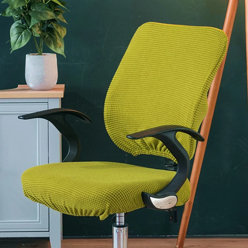 Fundas elásticas para sillón de ordenador de oficina, Protector para