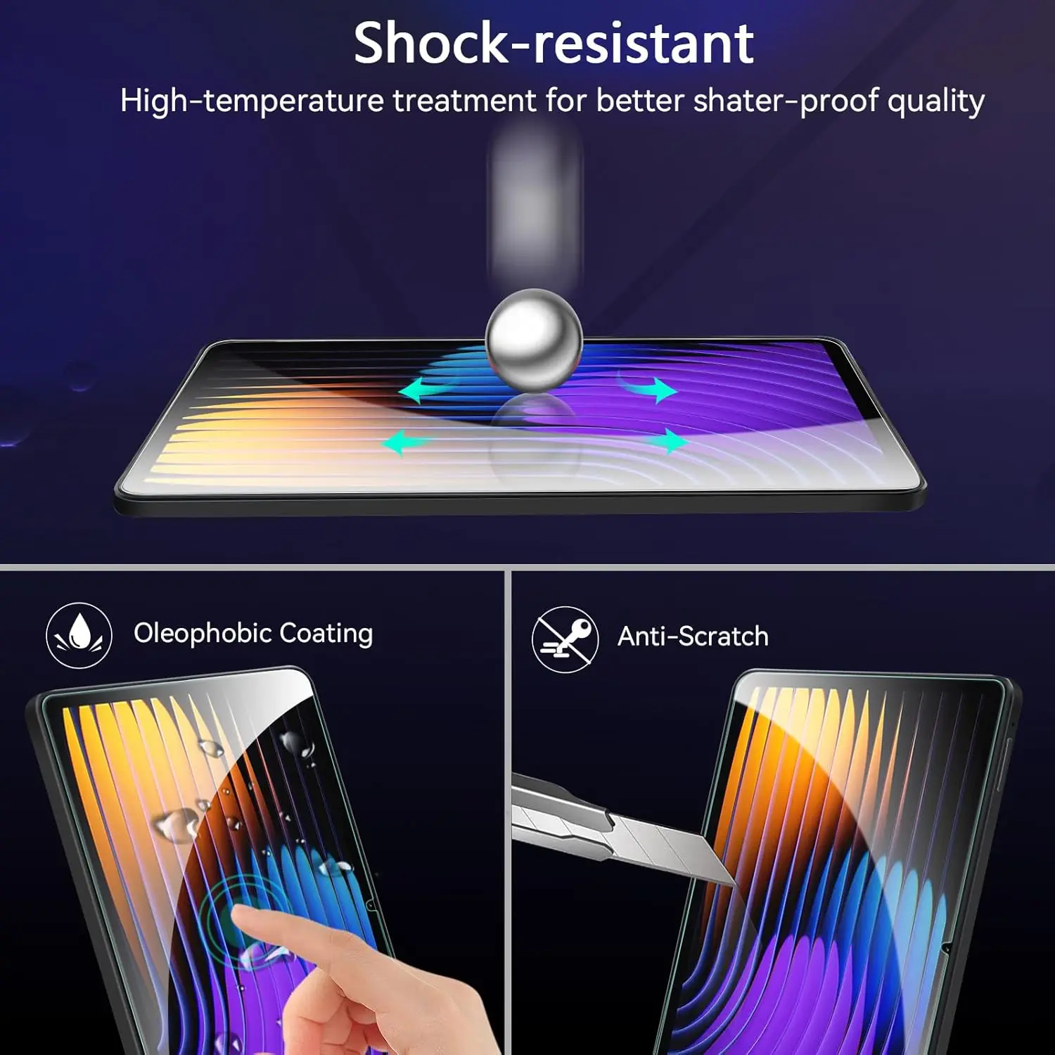 Premium Tempered Glass Screen Protector Duo Pack