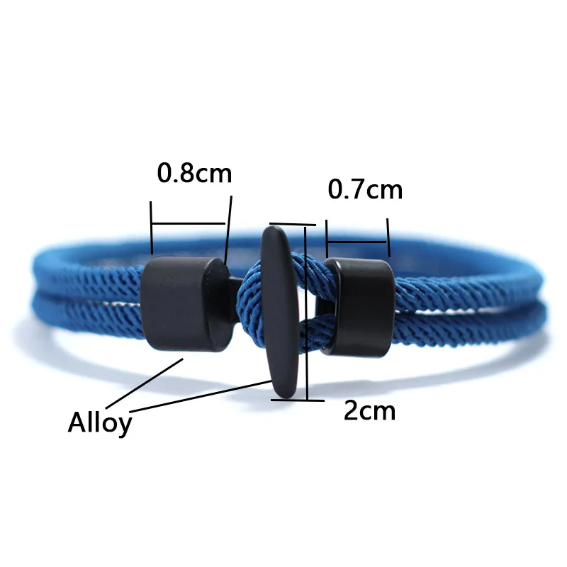 Nautical Rope Bracelet for Men Outdoor Camping Adventure