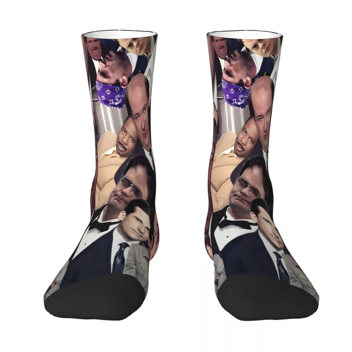 

Mashup The Office Michael Scott NBC Comedy TV Show Sock Socks Men Women Polyester Stockings Customizable Funny