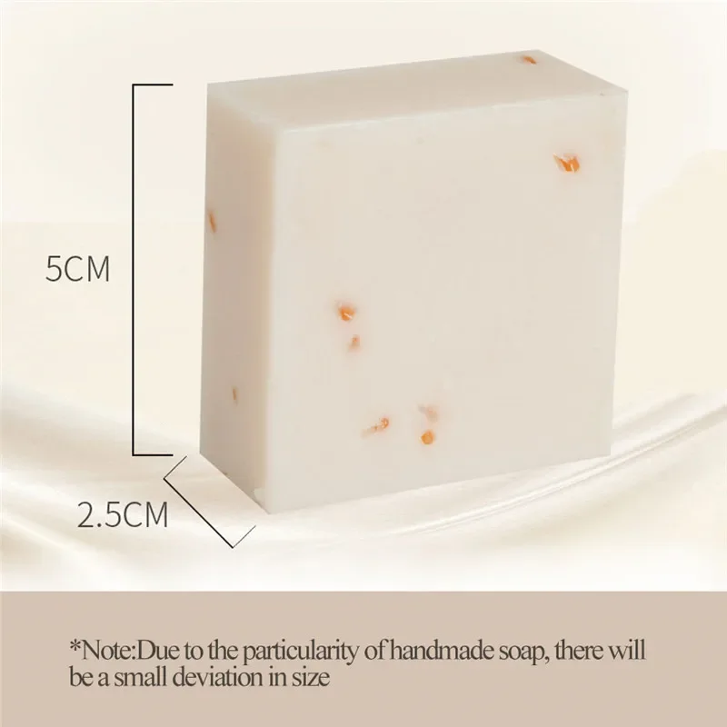 Handmade Rice Soap Thai Jasmine Rice Collagen Vitamin Skin Whitening Bathing Oil Control Whitening Moisturizing Tools