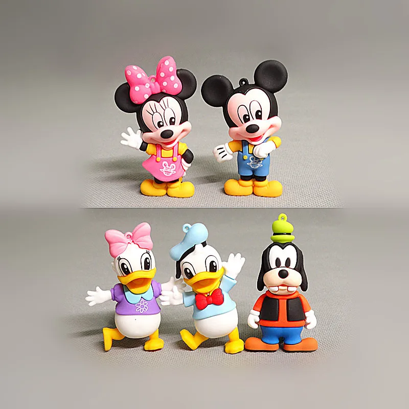 Figurines Disney Mickey Minnie Donald Daisy Dingo - Cadeau